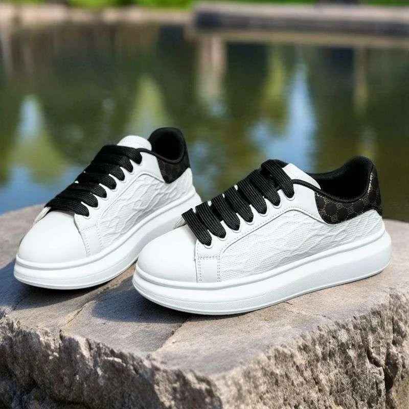 Sneakers Blanches Premium – Chaussures Streetwear Confort Unisexe
