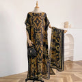 Robe Kaftan Africaine Femme – Abaya Longue Élégante Été